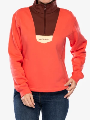 Bluza z zamkiem Columbia Lodge Quarter Zip - juicy/spice/sunkissed