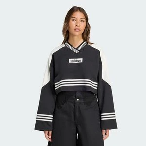Bluza z zaokrąglonym dekoltem Blocking Adidas