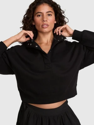 Bluza zapinana na napy Campus Fleece Victoria's Secret Czarny