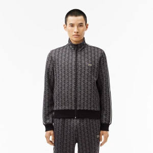 Bluza zapinana na suwak z monogramem Paris LACOSTE