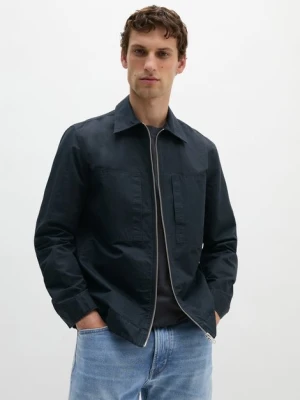 Bluza zapinana na zamek błyskawiczny Marc O'Polo modrá