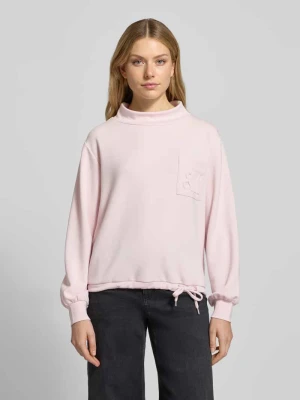 Bluza ze stójką i kieszenią na piersi monari