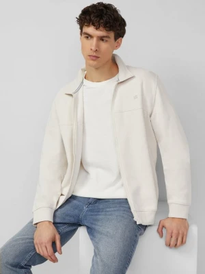 Bluza ze stójką i rozciętymi kieszeniami s.Oliver kremowy