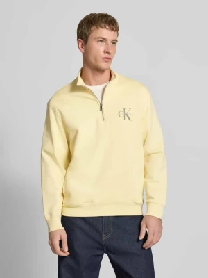 Bluza ze stójką i zamkiem błyskawicznym Calvin Klein Jeans