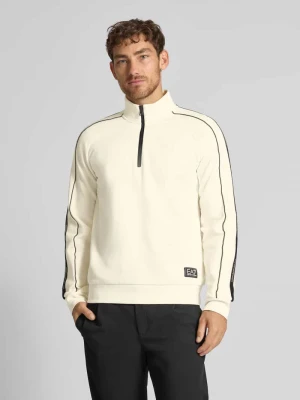 Bluza ze stójką i zamkiem błyskawicznym EA7 Emporio Armani