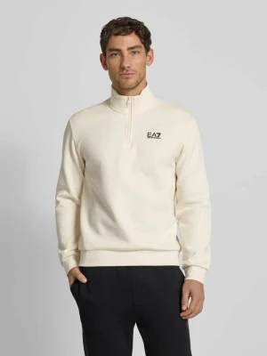 Bluza ze stójką i zamkiem błyskawicznym EA7 Emporio Armani