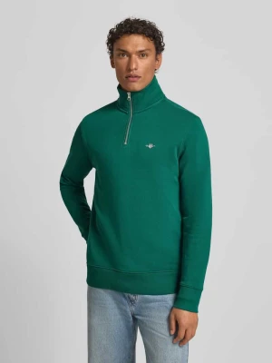 Bluza ze stójką i zamkiem błyskawicznym Gant