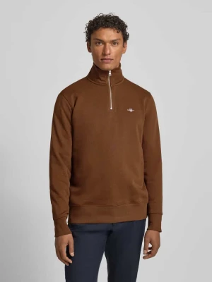 Bluza ze stójką i zamkiem błyskawicznym Gant