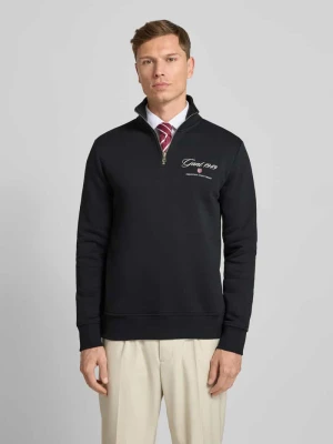 Bluza ze stójką i zamkiem błyskawicznym Gant