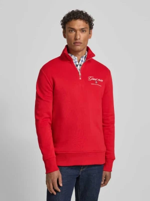 Bluza ze stójką i zamkiem błyskawicznym Gant