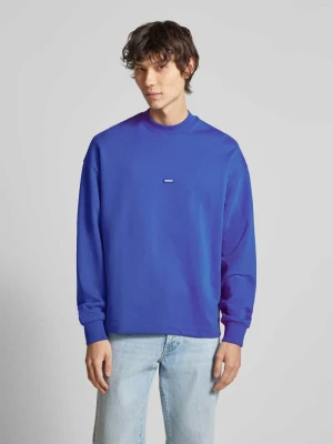Bluza ze stójką model ‘Nedro’ Hugo Niebieski