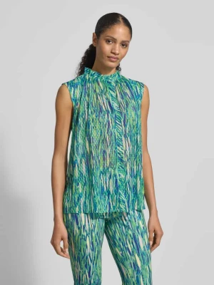 Bluza ze wzorem na całej powierzchni i stójką Marc Cain