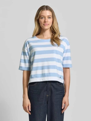 Bluza ze wzorem w paski i rękaw o dł. 1/2 monari