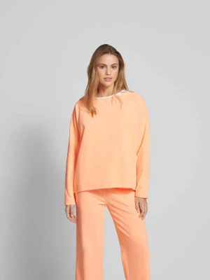 Bluza ze zrolowanym brzegiem Juvia Pomarańczowy