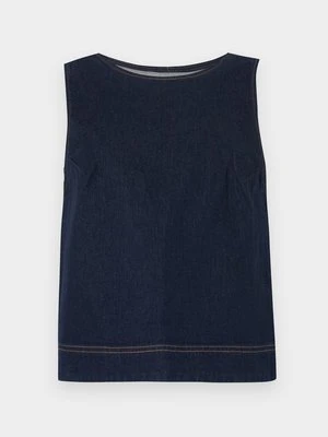 Bluzka Abercrombie & Fitch niebieski denim