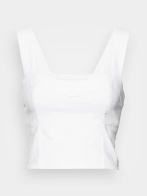 Bluzka Abercrombie & Fitch biały