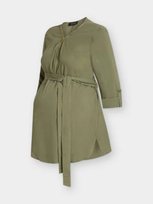 Bluzka Anna Field MAMA By Zalando oliwkowy
