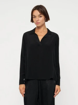 Bluzka Armani Exchange czarny melanż