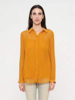 Bluzka Armani Exchange pomarańczowy