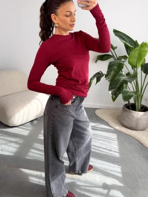 Bluzka Basic Bordowa ClothStore