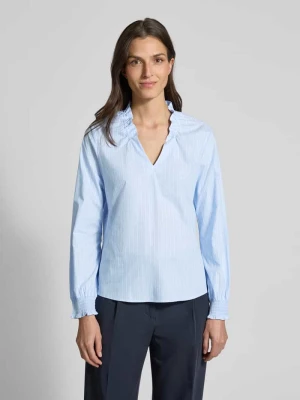 Bluzka bawełniana o kroju relaxed fit z marszczonymi detalami s.Oliver BLACK LABEL
