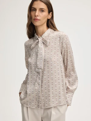 Bluzka Bernicia w beżowym kolorze ze wzorem Joop