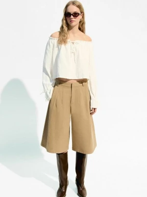 Bluzka Bershka beżowy
