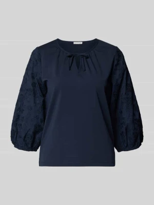 Bluzka bez rękawów o kroju regular fit z mieszanki bawełny Tom Tailor