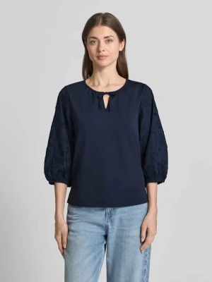 Bluzka bez rękawów o kroju regular fit z mieszanki bawełny Tom Tailor