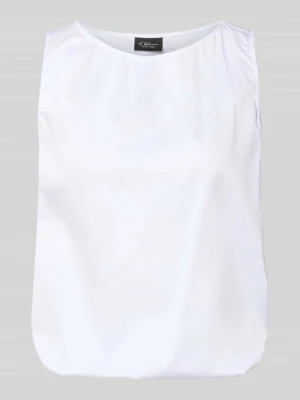 Bluzka bez rękawów o kroju relaxed fit z mieszanka bawełny s.Oliver BLACK LABEL