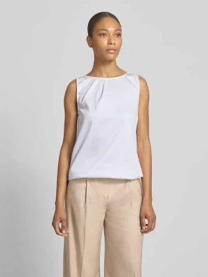 Bluzka bez rękawów o kroju relaxed fit z mieszanka bawełny s.Oliver BLACK LABEL