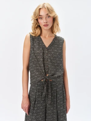 Bluzka bez rękawów wzór etno Top Secret