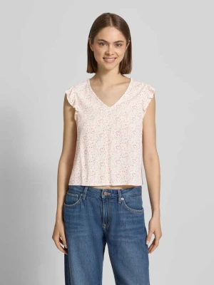 Bluzka bez rękawów z czystej wiskozy, krój regular fit, model 'BARRI' Pieces