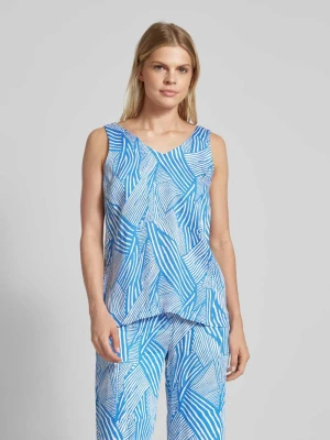 Bluzka bez rękawów z zaokrąglonym dekoltem w serek Smith and Soul