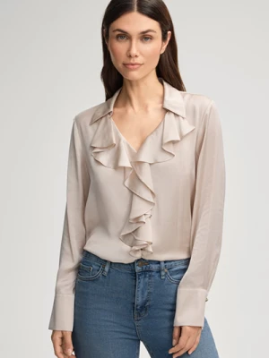 Bluzka Blossom w kolorze kremowym Joop