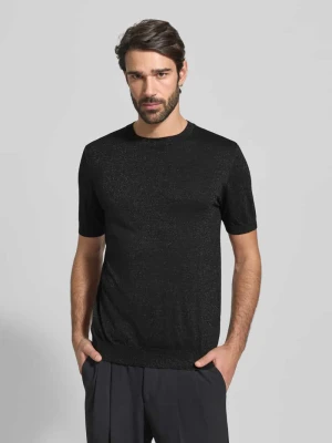 Bluzka błyszcząca z dzianiny z dodatkiem wełny Antony Morato