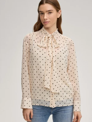 Bluzka Bo w kremowe kropki Joop