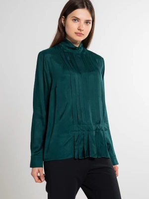 Bluzka By Malene Birger ciemnozielony