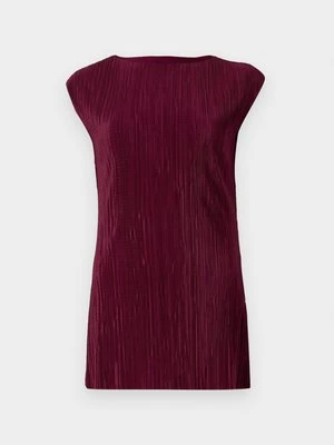 Bluzka Calvin Klein bordowy
