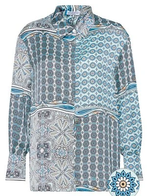 Bluzka CLAUDIE PIERLOT turkusowy