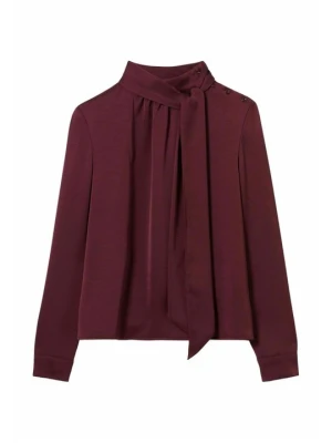Bluzka CLAUDIE PIERLOT bordowy