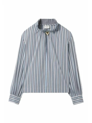Bluzka CLAUDIE PIERLOT jasnoniebieski