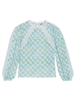 Bluzka CLAUDIE PIERLOT jasnoniebieski