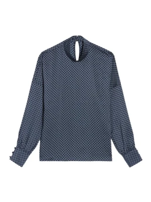 Bluzka CLAUDIE PIERLOT niebieski