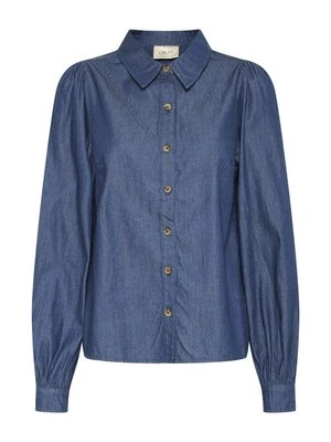 Bluzka Cream niebieski denim