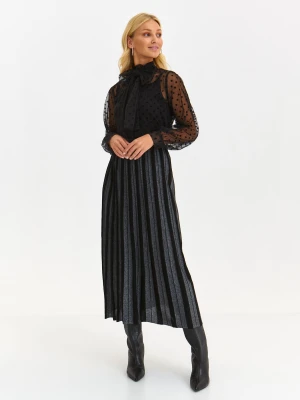 Bluzka damska bluzka długi rękaw czarna - SBD1511CA - TOP SECRET - Odzieżowy sklep internetowy TOP SECRET