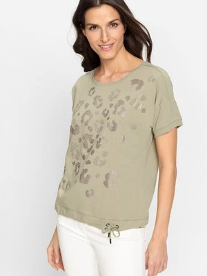 Bluzka damska Clara w kolorze khaki - Modern Utility Olsen