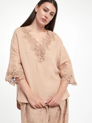 Bluzka damska lniana ERMANNO SCERVINO LIFE