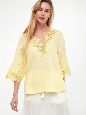 Bluzka damska lniana ERMANNO SCERVINO LIFE