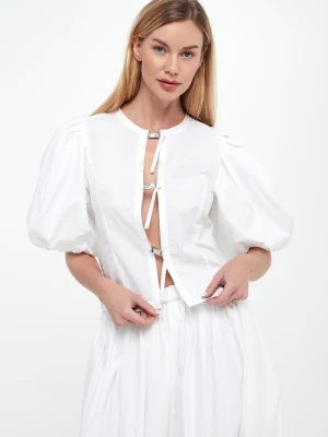 Bluzka damska popelinowa Rudi PINKO